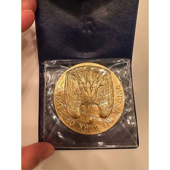 Official VATICAN Issue POPE JOHN PAUL II Visit to New Orleans LA 1987 MADE ITALY - Picture 4 of 5